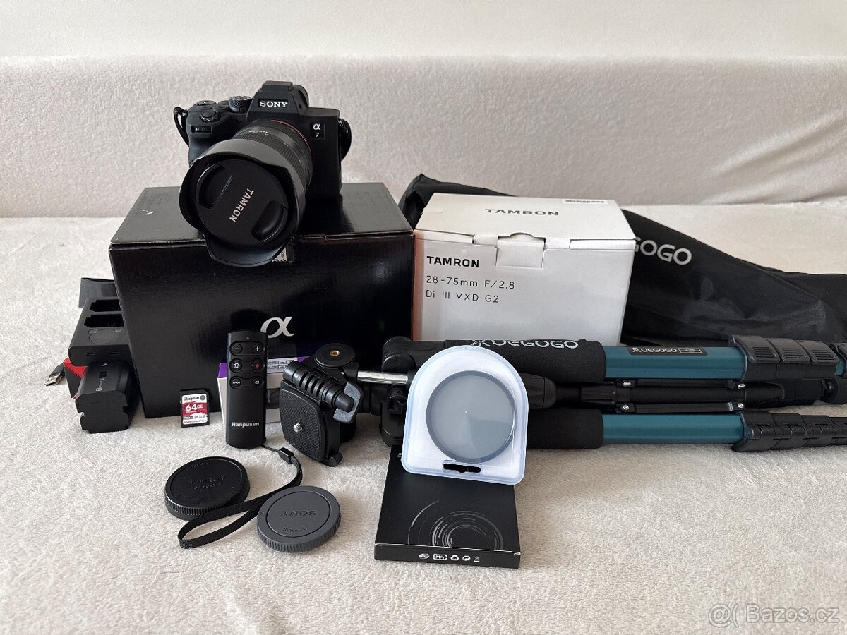 Sony a7 IV(záruka 12/27,pouze 1421 závěrek)+Tamron 28-75mm