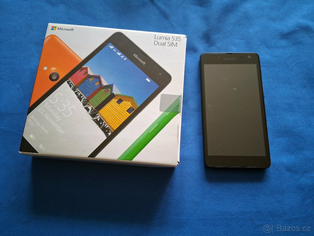 Microsoft Lumia 535 dualsim s krabicí