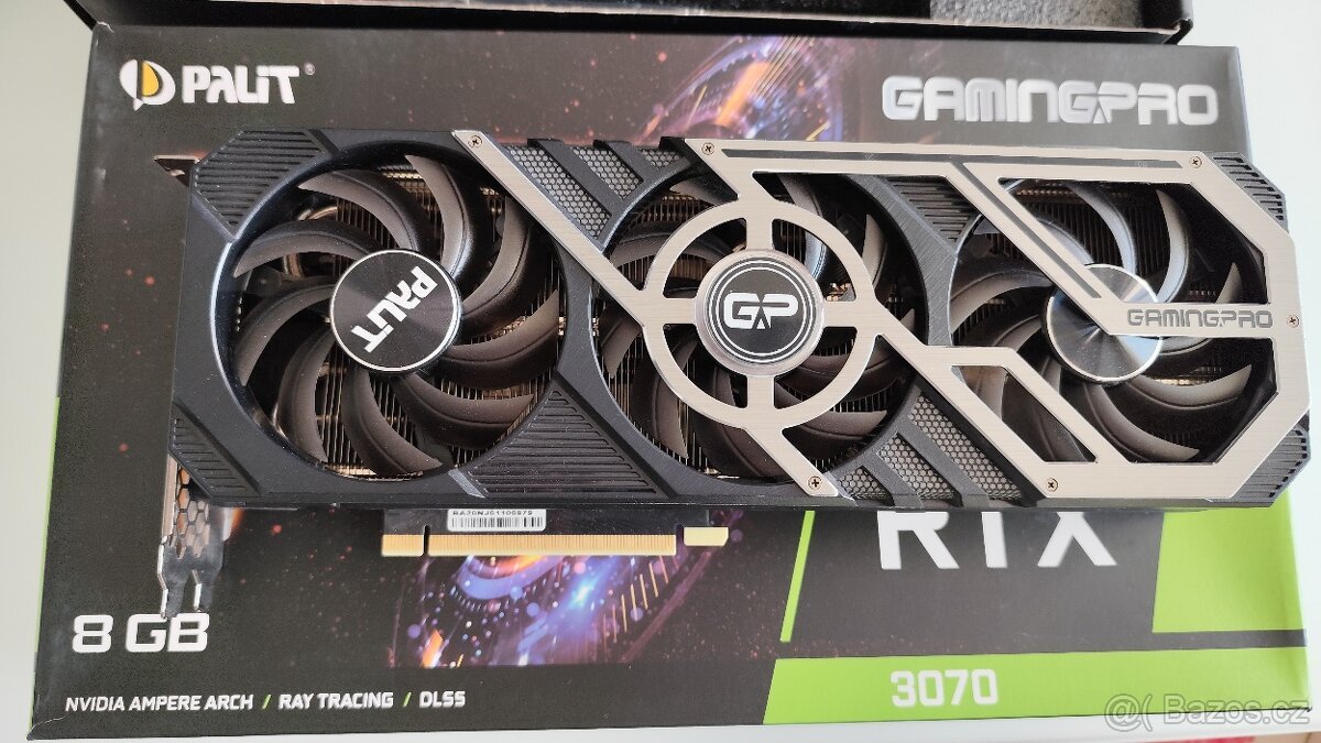 Grafická karta PALIT GAMINGPRO GEFORCE RTX 3070 8G