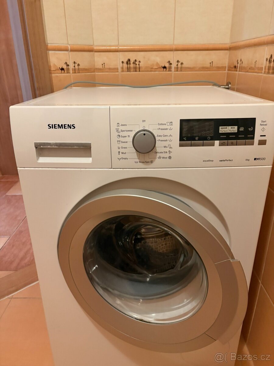 Pračka Siemens iQ1500 (8 kg, 1400 ot.,)
