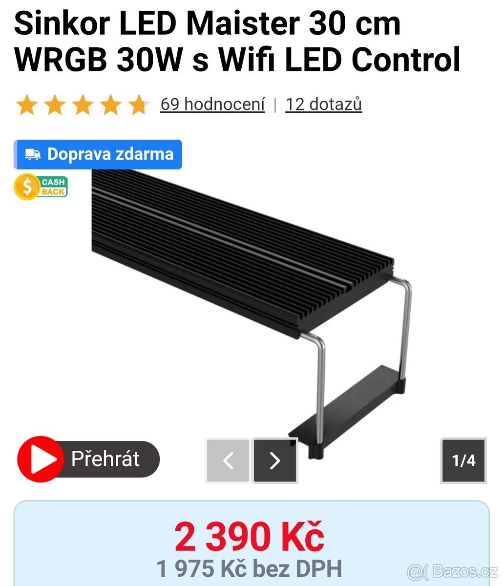 Akvarijní světlo