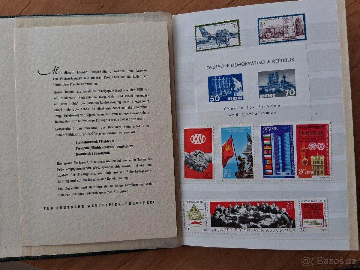 Dobové album poštovních známek DDR