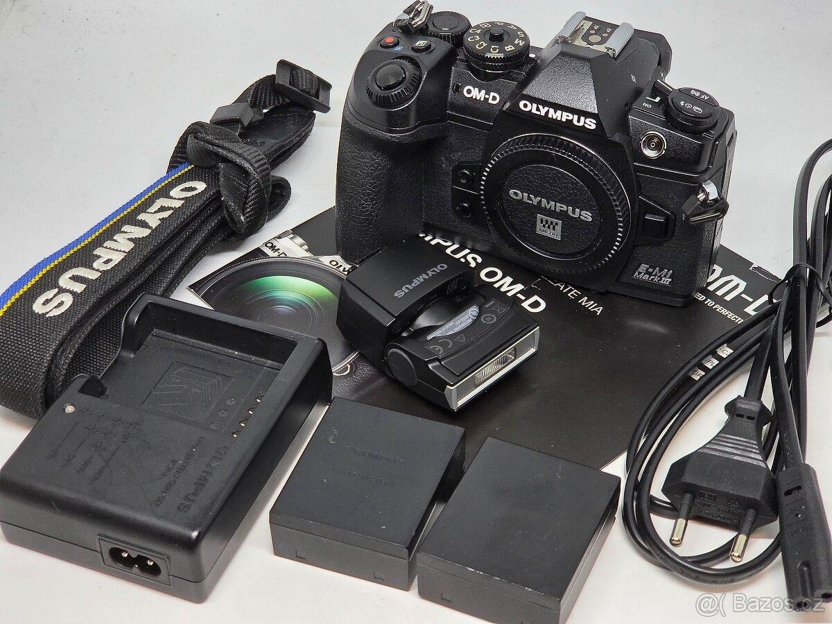 OLYMPUS OM-D M1 MkIII v stavu, jen 17k expozic