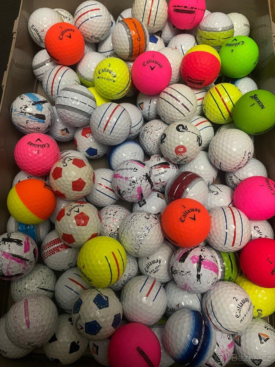 Golfové míčky druhy 100ks měkké