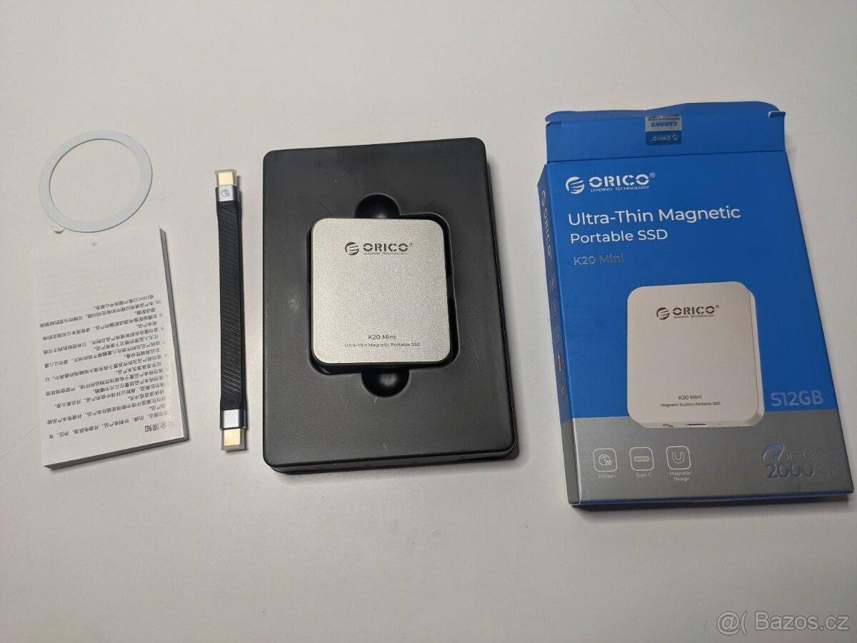 ORICO K20MINI 512GB Ultra-Slim Magnetic Portable SSD for iPh
