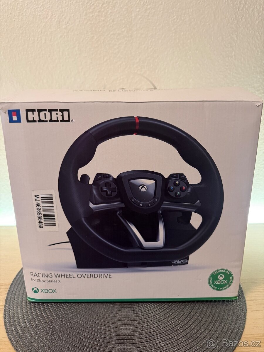 XBOX VOLANT S PEDÁLY V STAVU