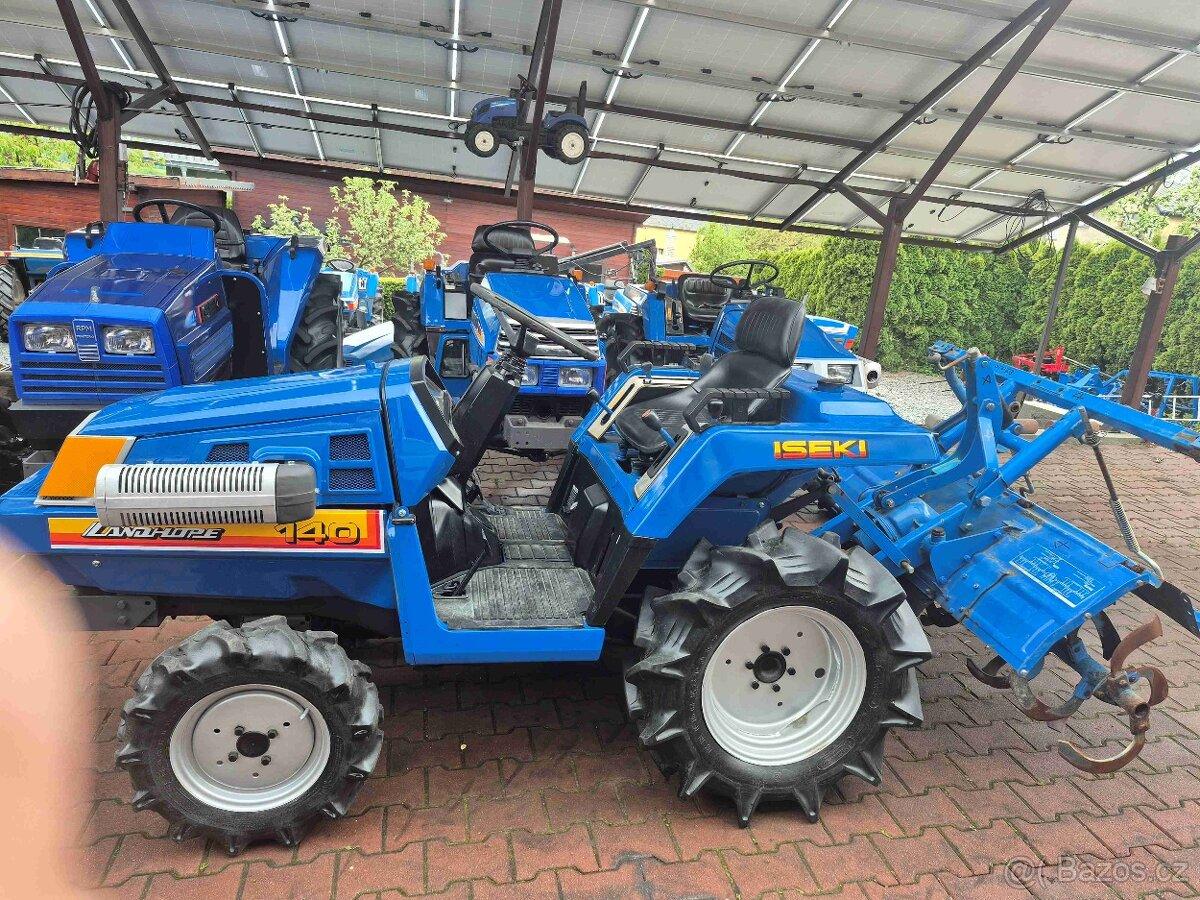 Japonský malotraktor Iseki TU140F 4x4 + rotavátor (Záruka)