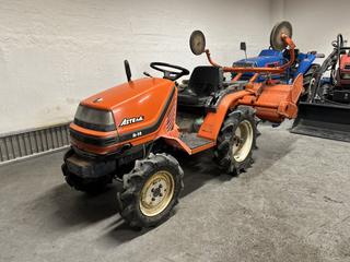 Malotraktor Kubota Aste A14 a rotavator