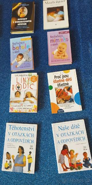 Knihy 13 ks: Těhotenství, miminko, batole.
