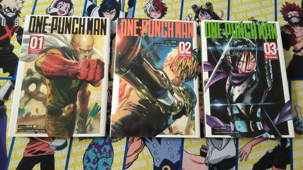 One punch man 1,2,3 Mangy