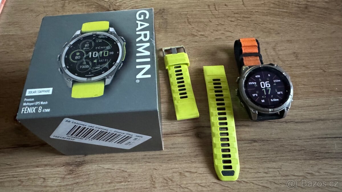 Garmin fenix 8 47 mm sapphire/ solar
