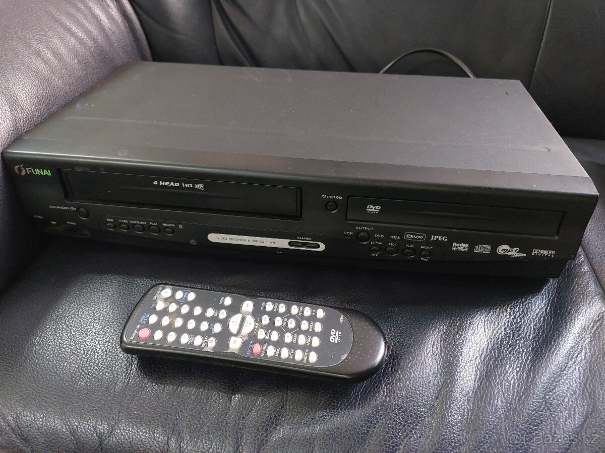 DVD a Video přehrávač FUNAI D8D-M1000DB, dálkový ovladač