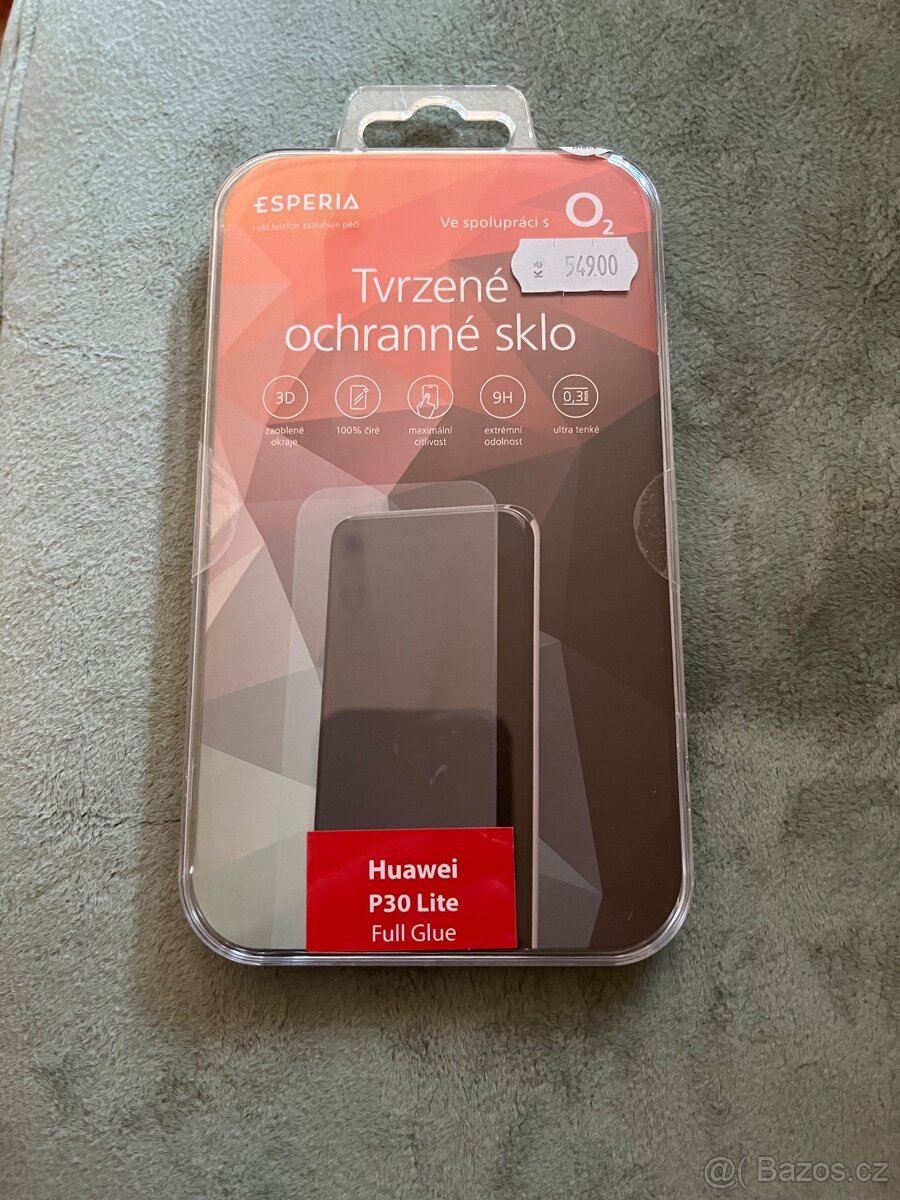Ochranné tvrzené sklo na mobil Huawei P30Lite