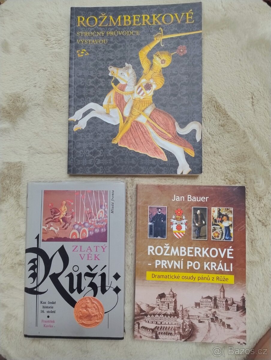 ROŽMBERKOVÉ – tematický komplet 3 knih
