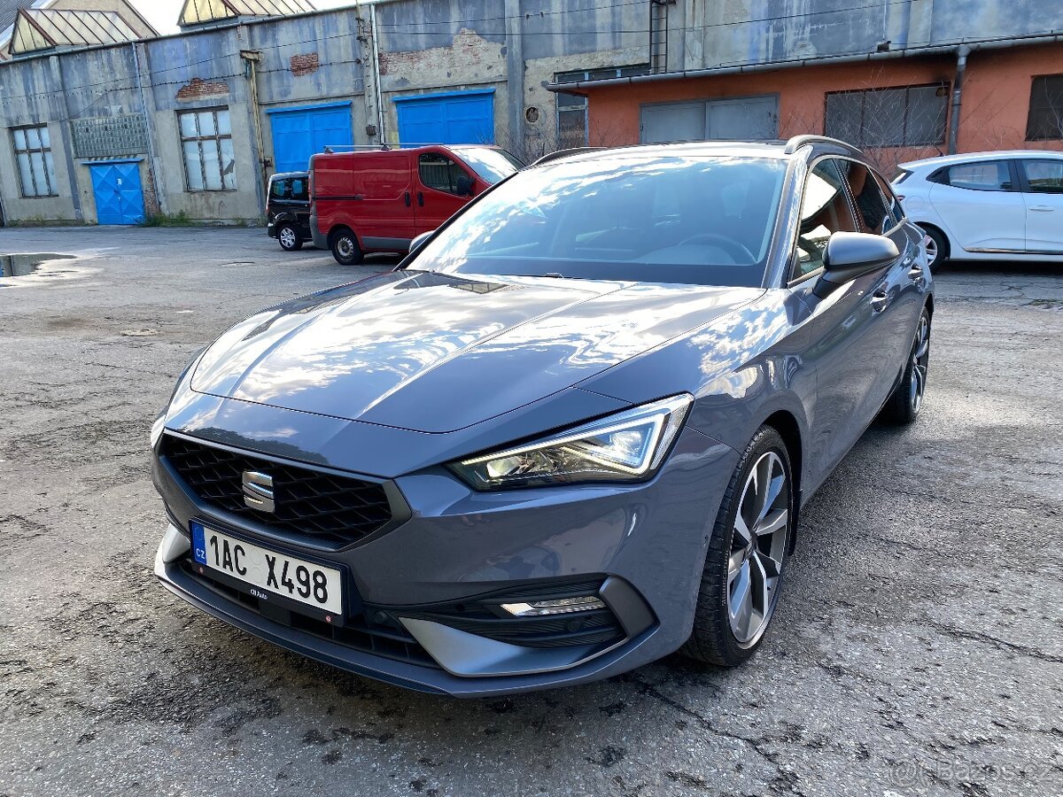Seat Leon ST FR 1.5 TSI 110kW,2024,39tkm,ZÁRUKA,ČR,1maj,DPH