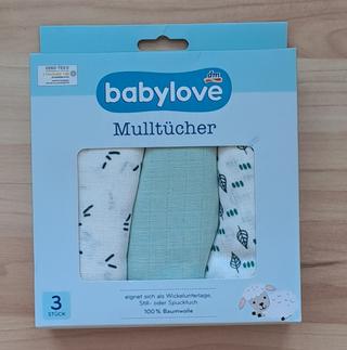 Látkové bavlněné pleny Babylove, 3 ks