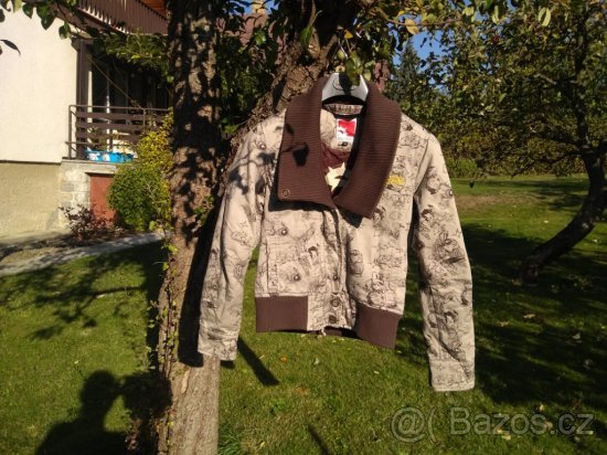 Designová podzimní/zimní bunda XS