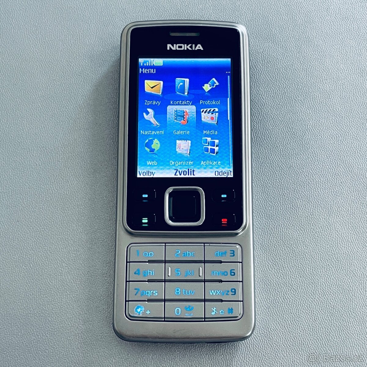 6300 Nokia silver, použitá