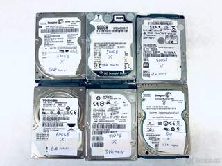 HDD disky Vadné