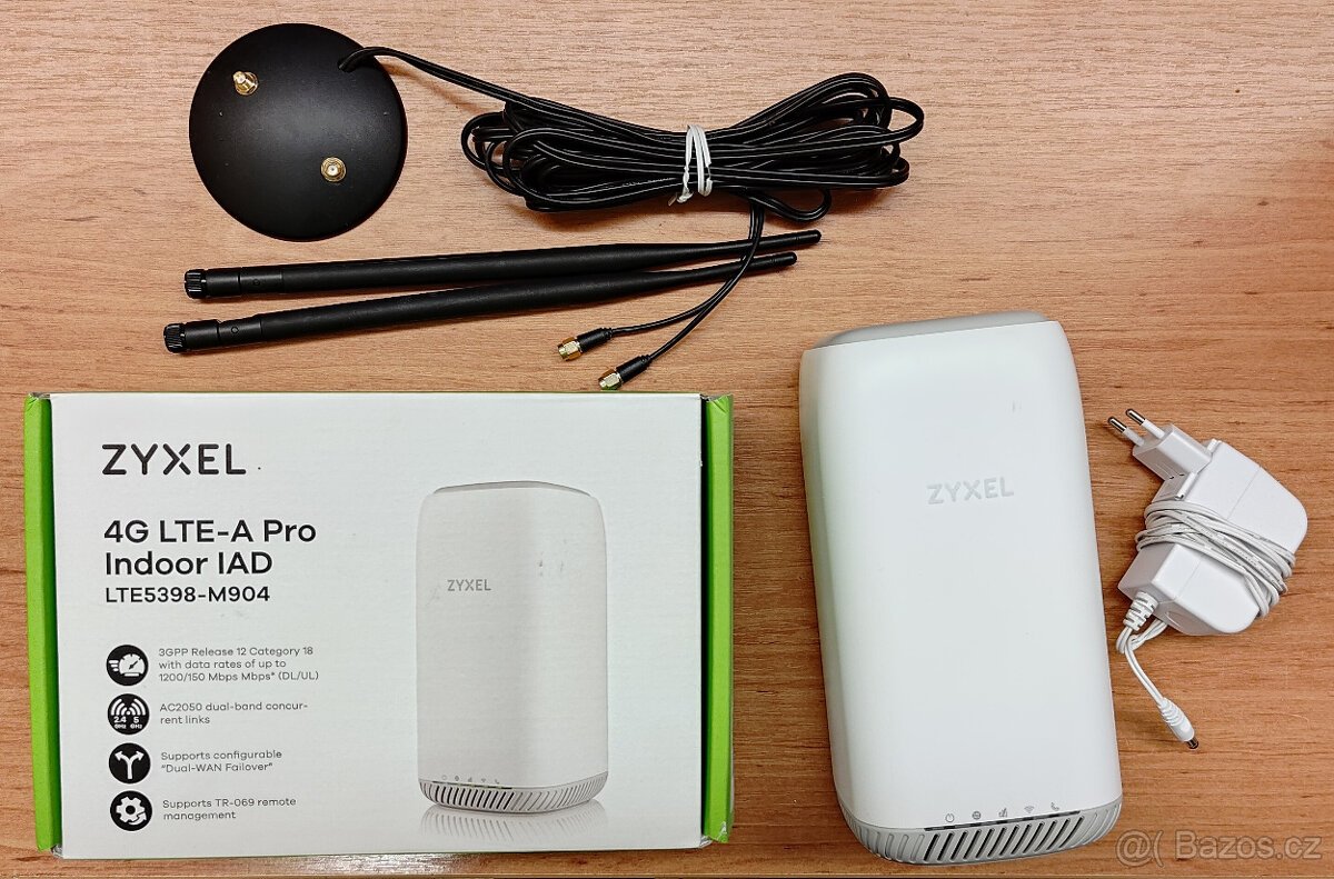 ZyXEL LTE5398-M904 - 4G LTE-A Router CAT18 + externi antena