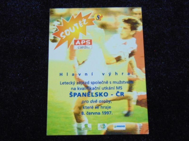 prodám APS soutěžní kartu 1996-1997,v pořádku,