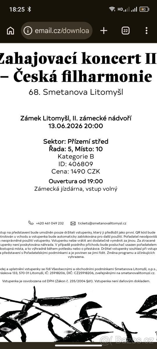 Smetanova Litomyšl - 2. zahajovací koncert