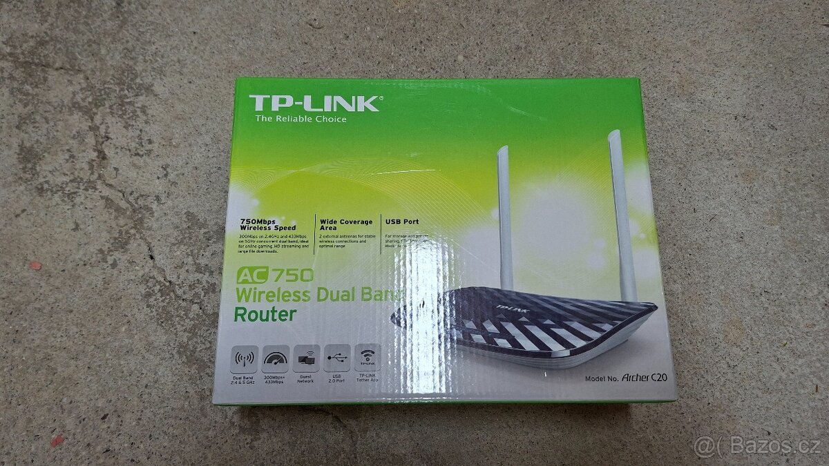 Router TP-Link Archer C20 AC750