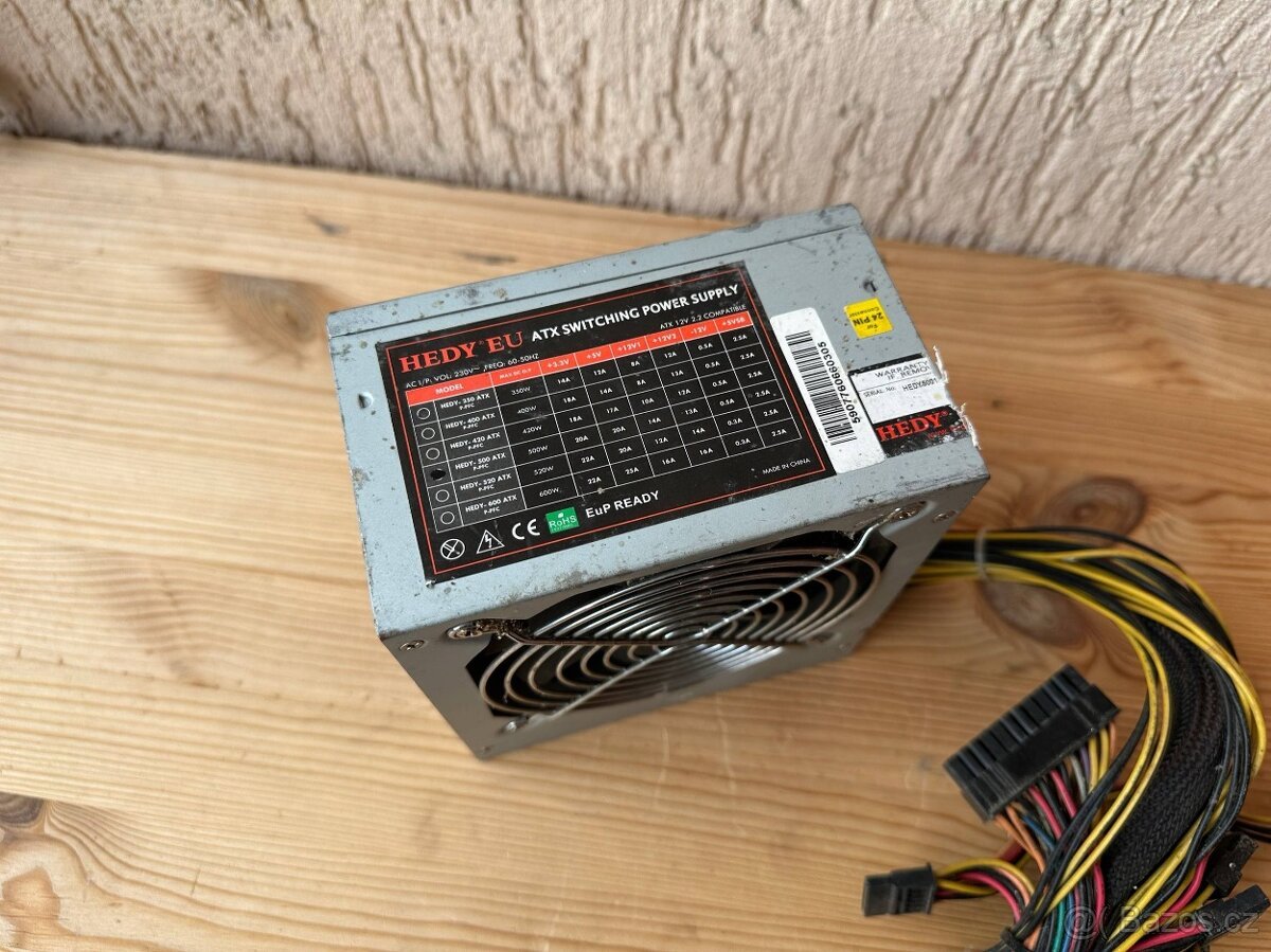 PC zdroj Hedy EU 500W