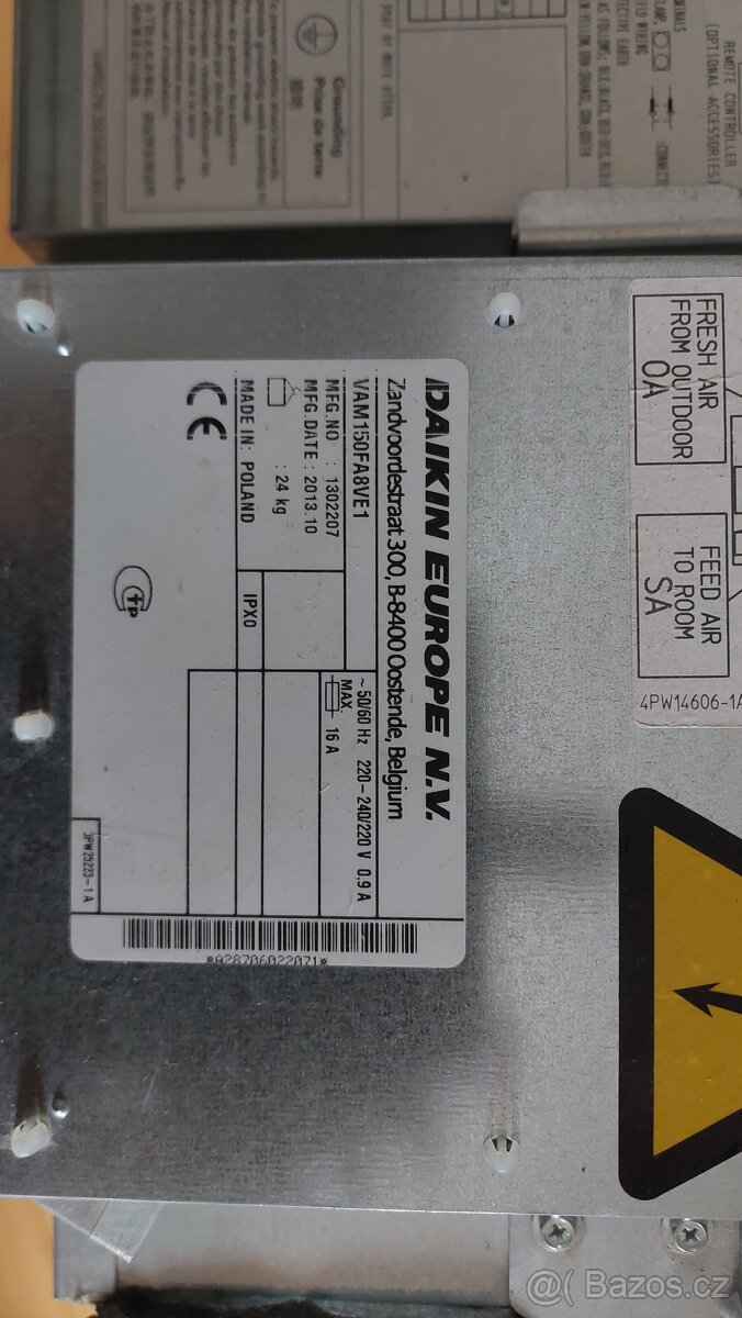 Daikin rekuperace