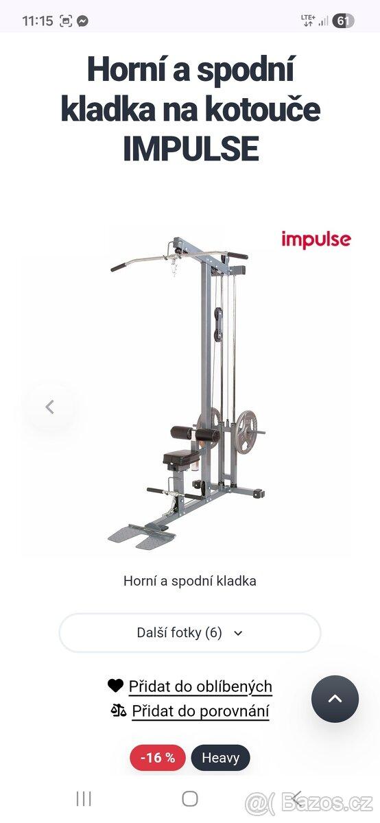 Kladkostroj Impulse (kladka horni spodni fitness)