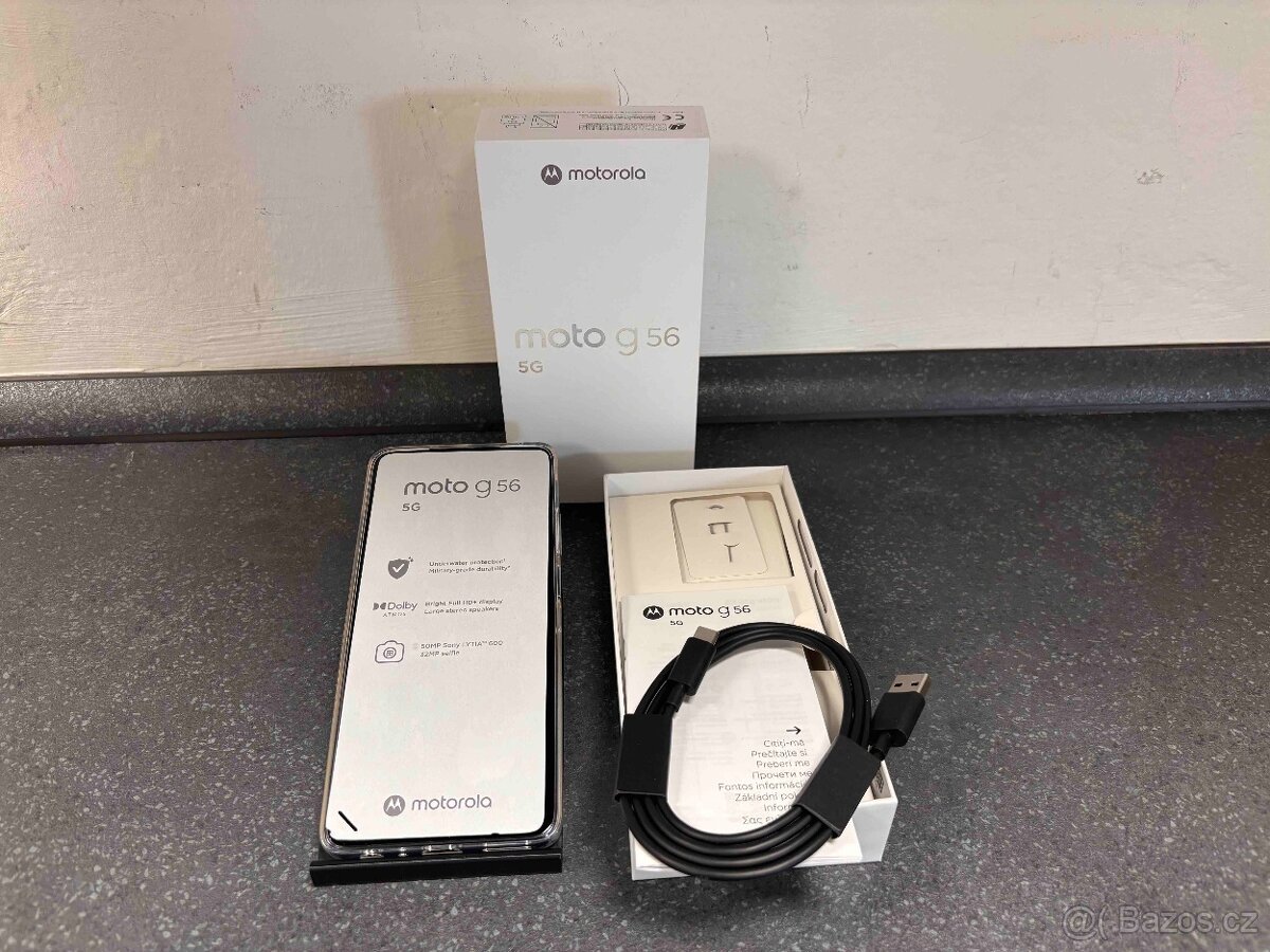 Mobilní telefon Motorola Moto G56 5G, 256GB černý NOVÝ