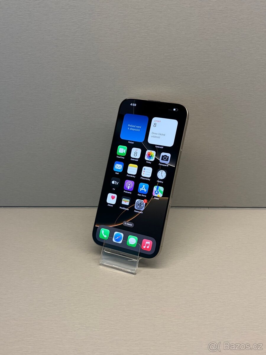 NOVÝ APPLE IPHONE 16 PRO MAX 512GB PŘÍRODNÍ TITAN, ZÁRUKA