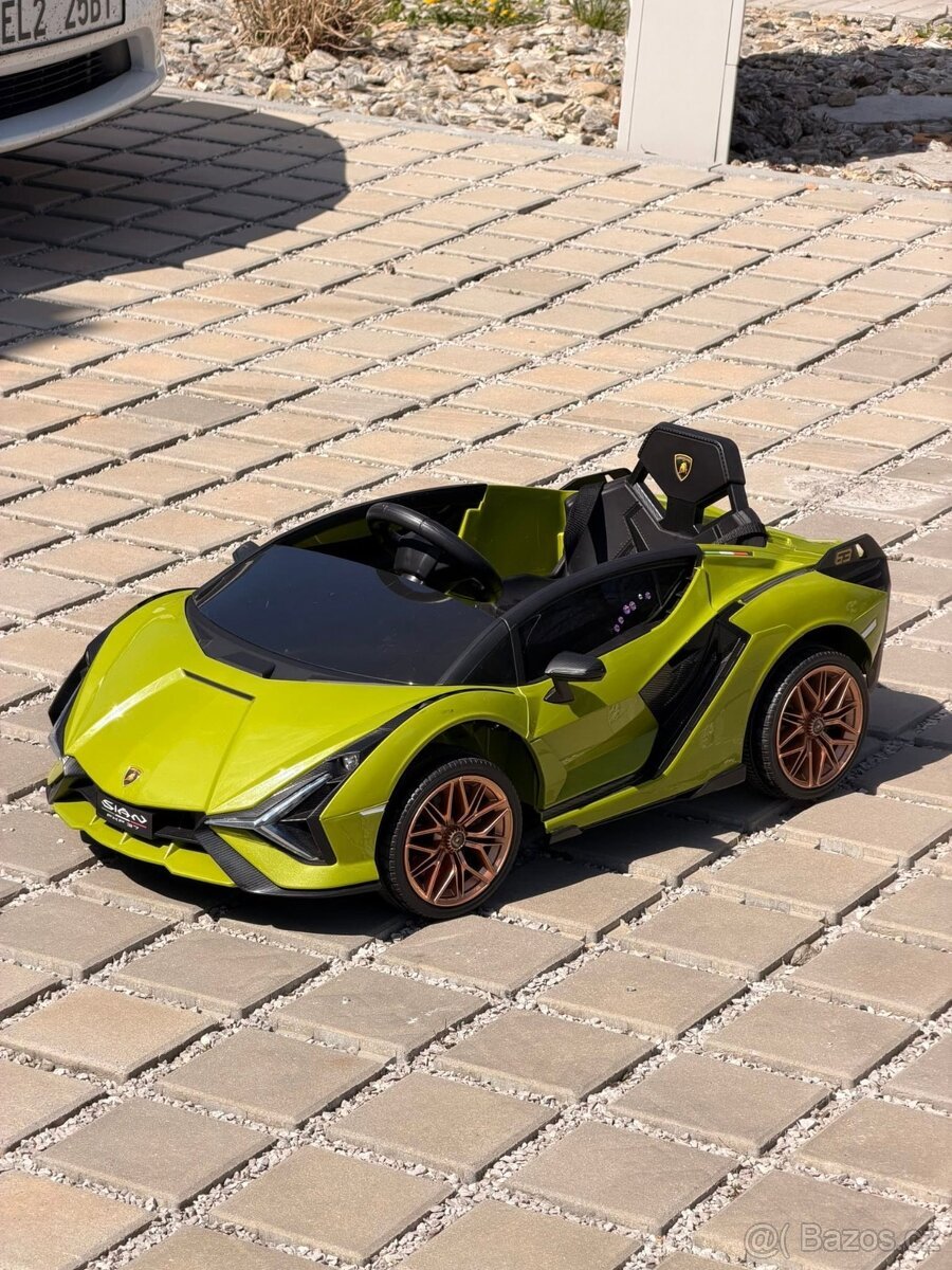 Elektrické autíčko Mamido Lamborghini Sian / do cca 3 let