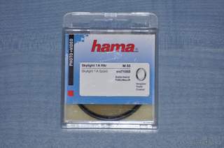 SKYLIGHT FILTR HAMA 55 a UV FILTR 55
