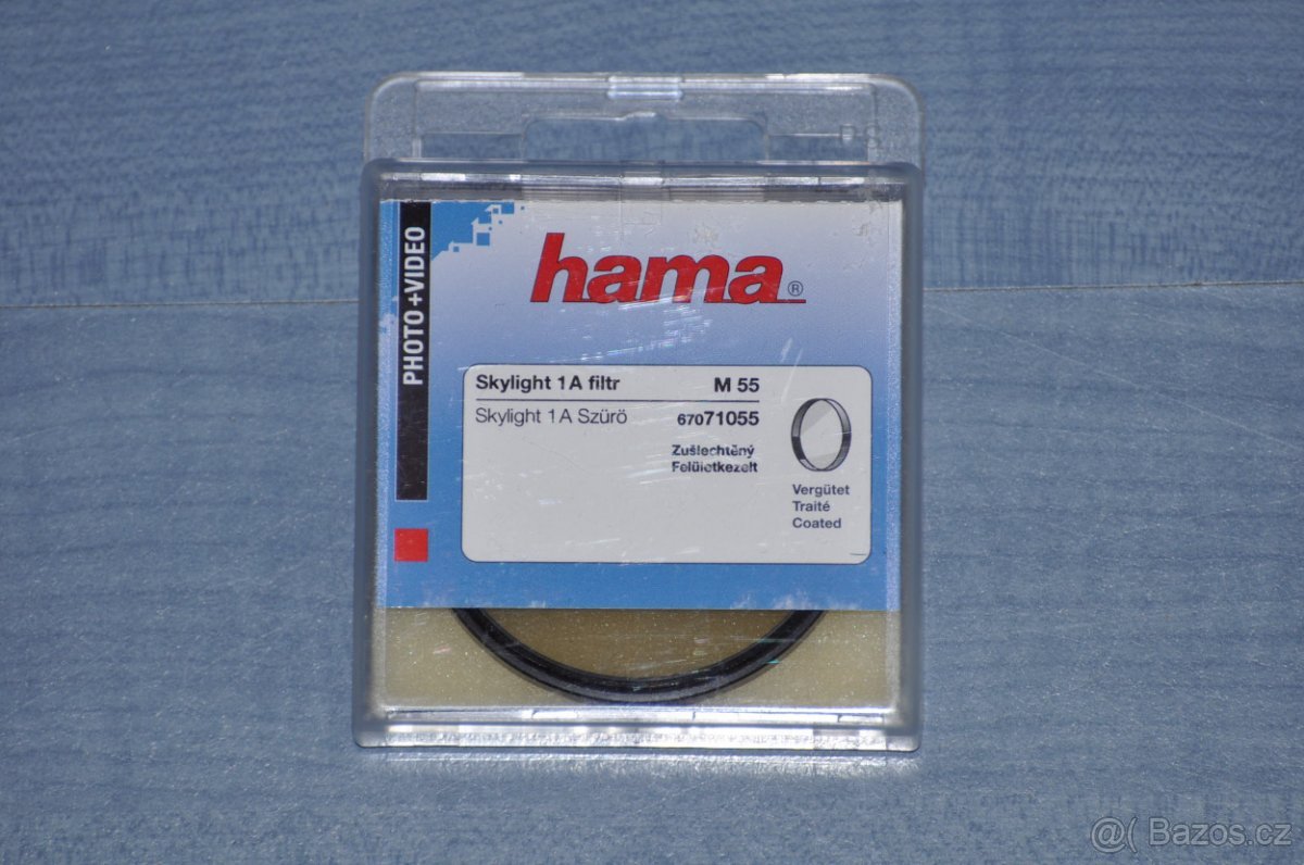 SKYLIGHT FILTR HAMA 55 a UV FILTR 55