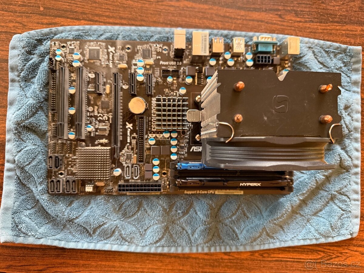 ASRock 970DE3/U3S3 + AMD FX-4320+ 16 GB DDR3 + SilentiumPC S