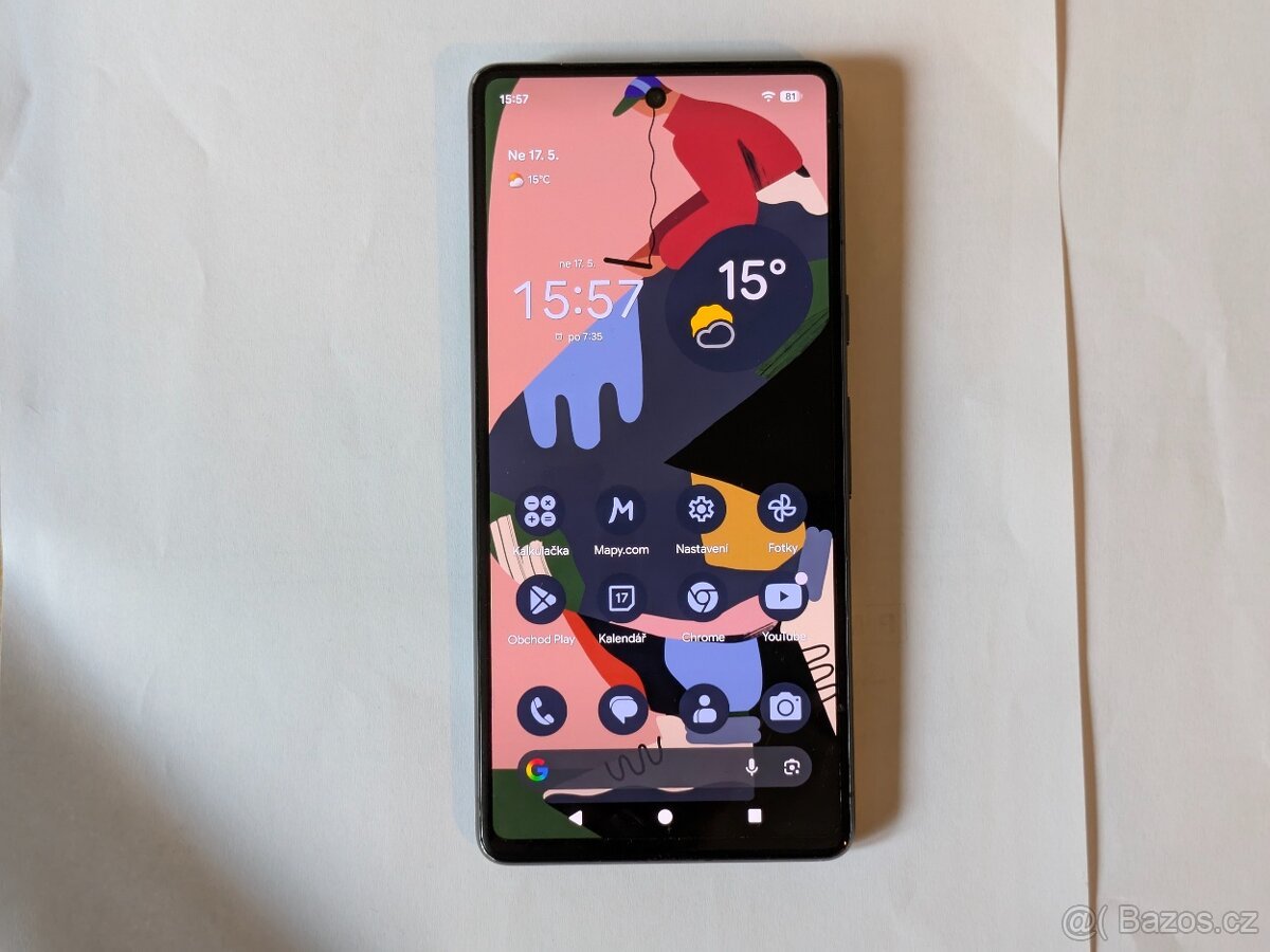 Pixel 7 8/128GB černý/Obsidian zachovalý