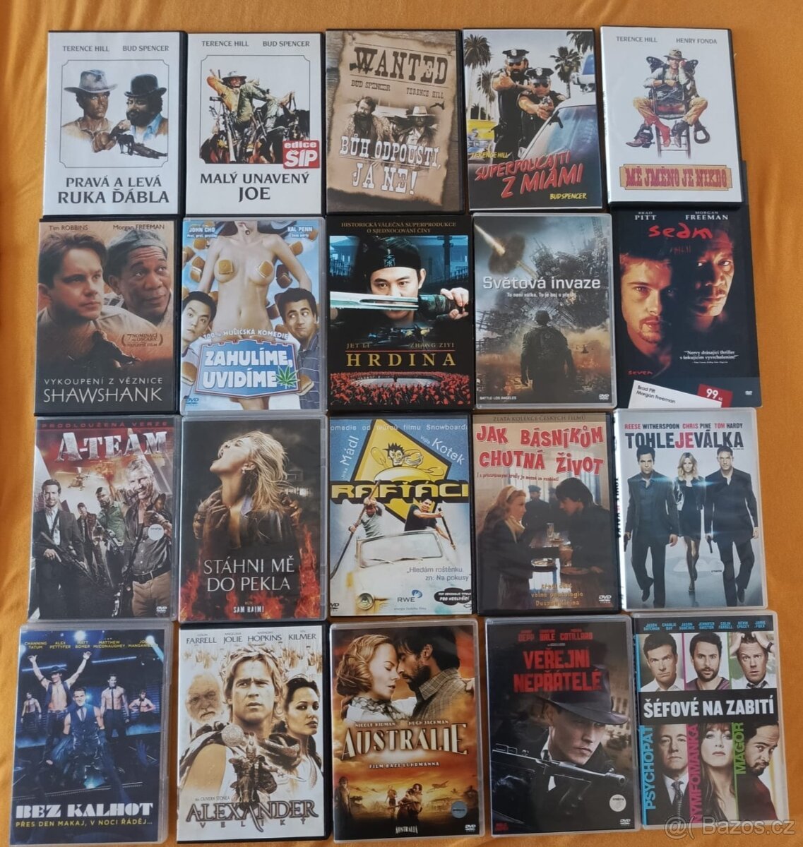 DVD kus za 50 Kč