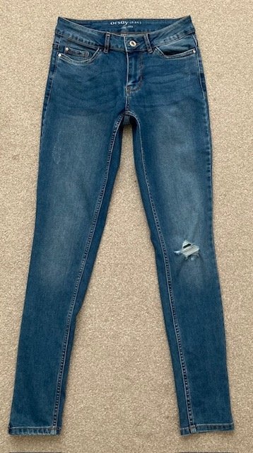 Dámské rifle, skinny, Orsey, vel. 34, XS