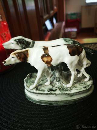 porcelánové sošky zvířat
