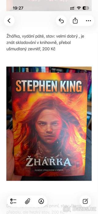Žhářka, Stephen King