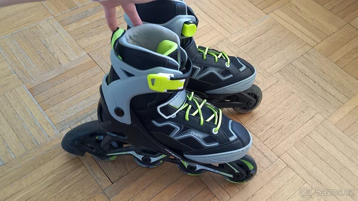 In-line kolečkové brusle Oxelo rostoucí vel. 35-38