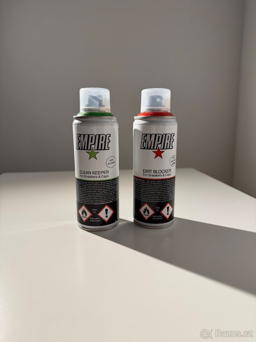 Sada sprejů Empire na tenisky a kšiltovky