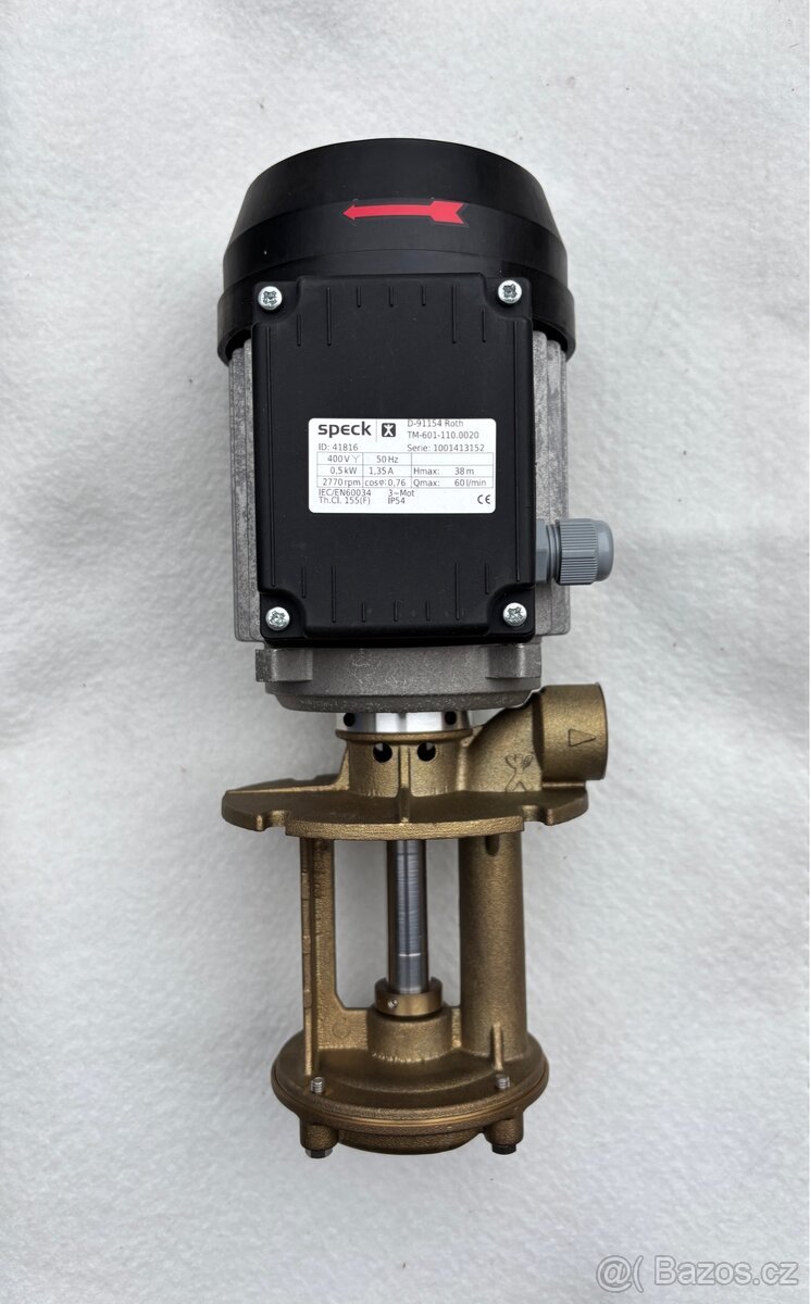 Prodám 3x nové čerpadlo CNC SPECK TM-601 (CNC) 230/400V