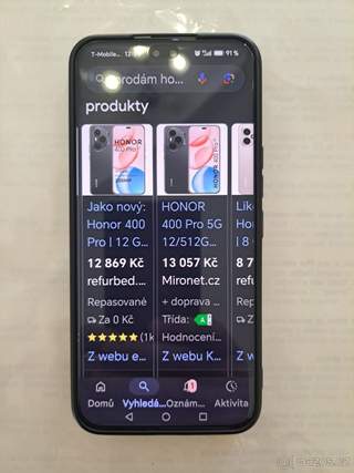 Honor 400 pro nebo výměna iPhone 16 pro