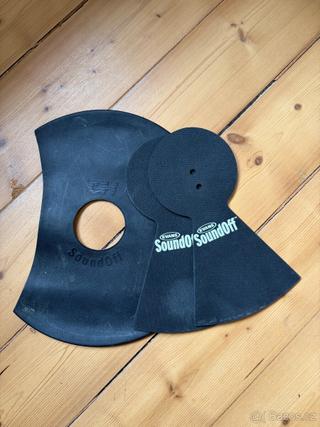 Tlumítka Evans SoundOff na hi-hat a 2 činely