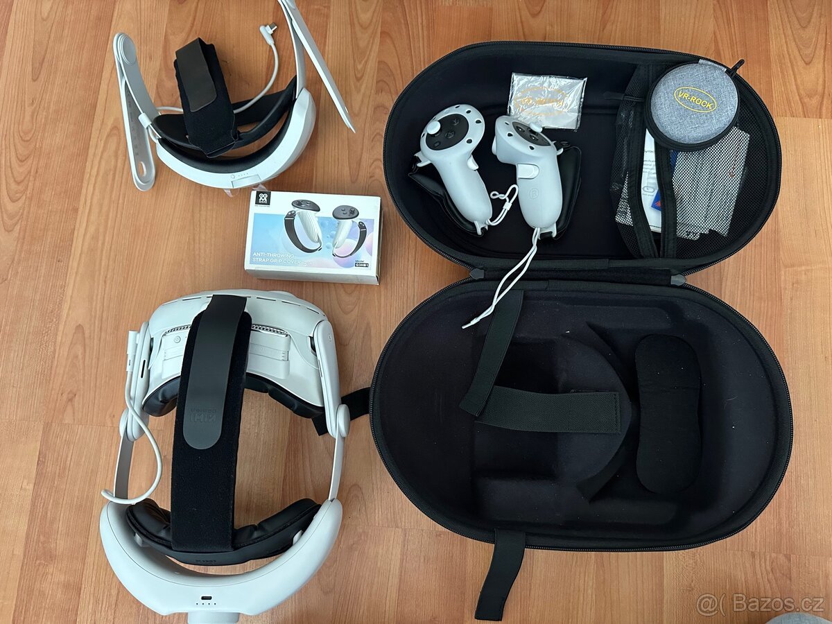 Meta Quest 3 (512GB) + kompletní příslušenství (stav nového)