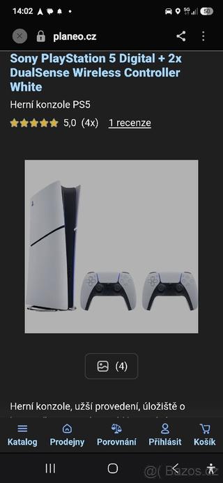 Sony PlayStation 5 Digital + 2 Dual Sense