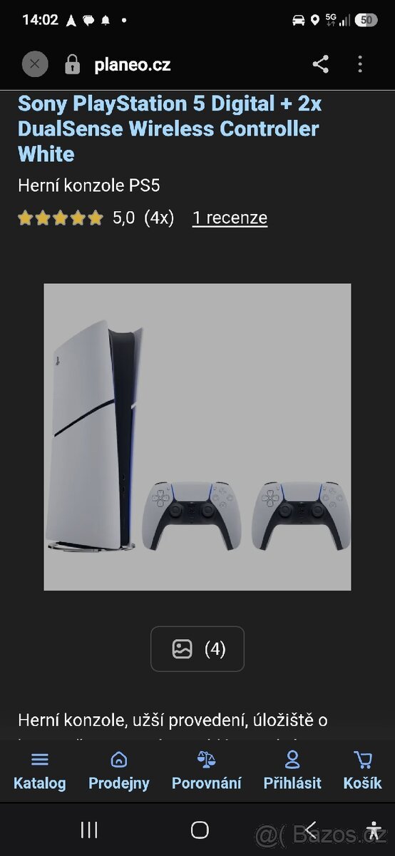 Sony PlayStation 5 Digital + 2 Dual Sense
