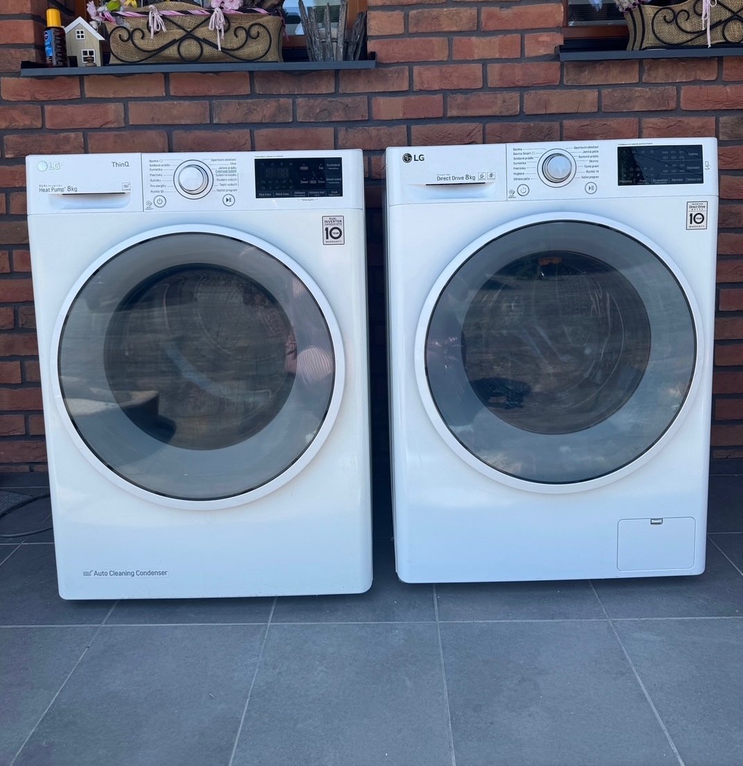 Pračka a sušička LG 8kg direct drive